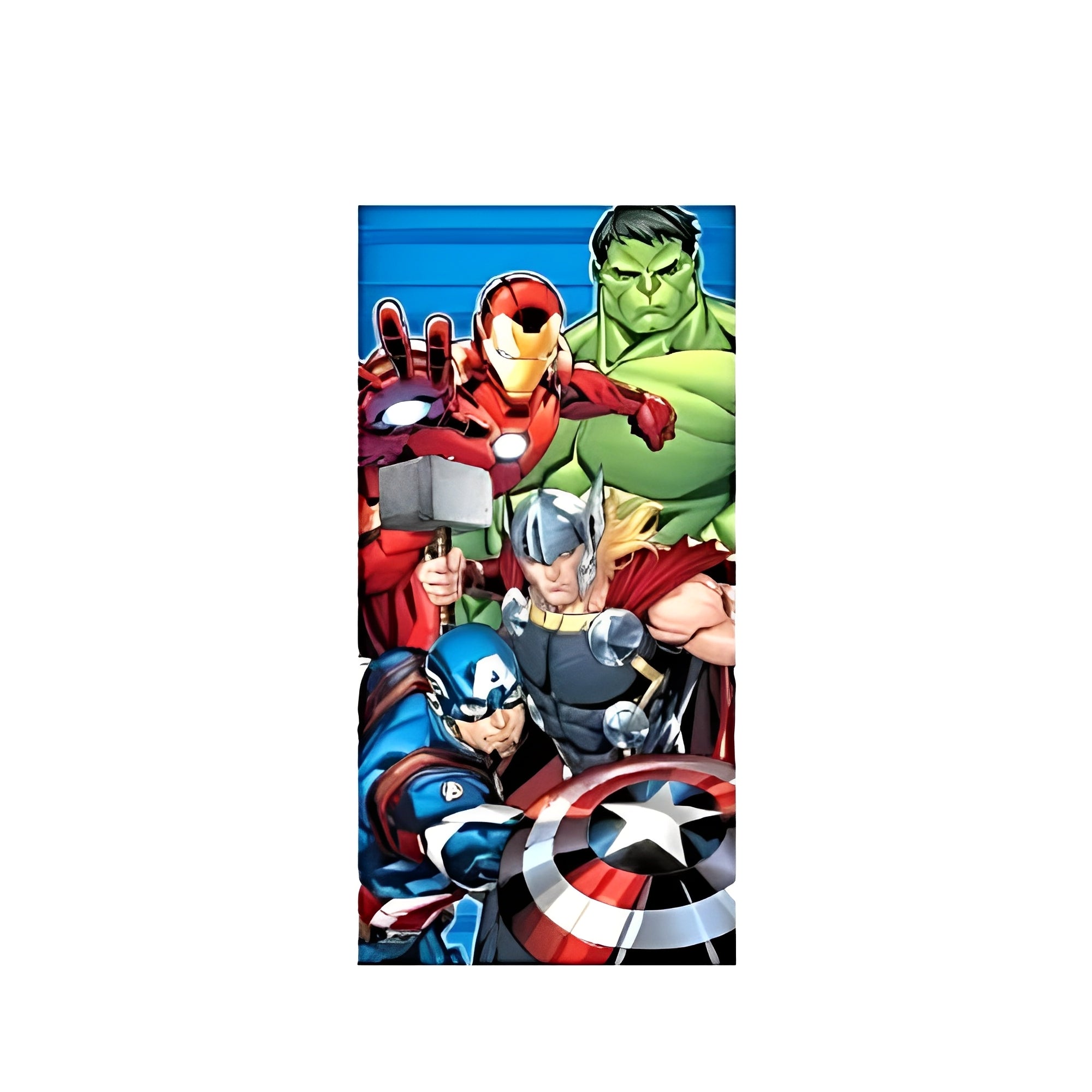 Serviette de plage Avengers , 70 x 140 cm  , 100% polyester NEUF sous emballage
