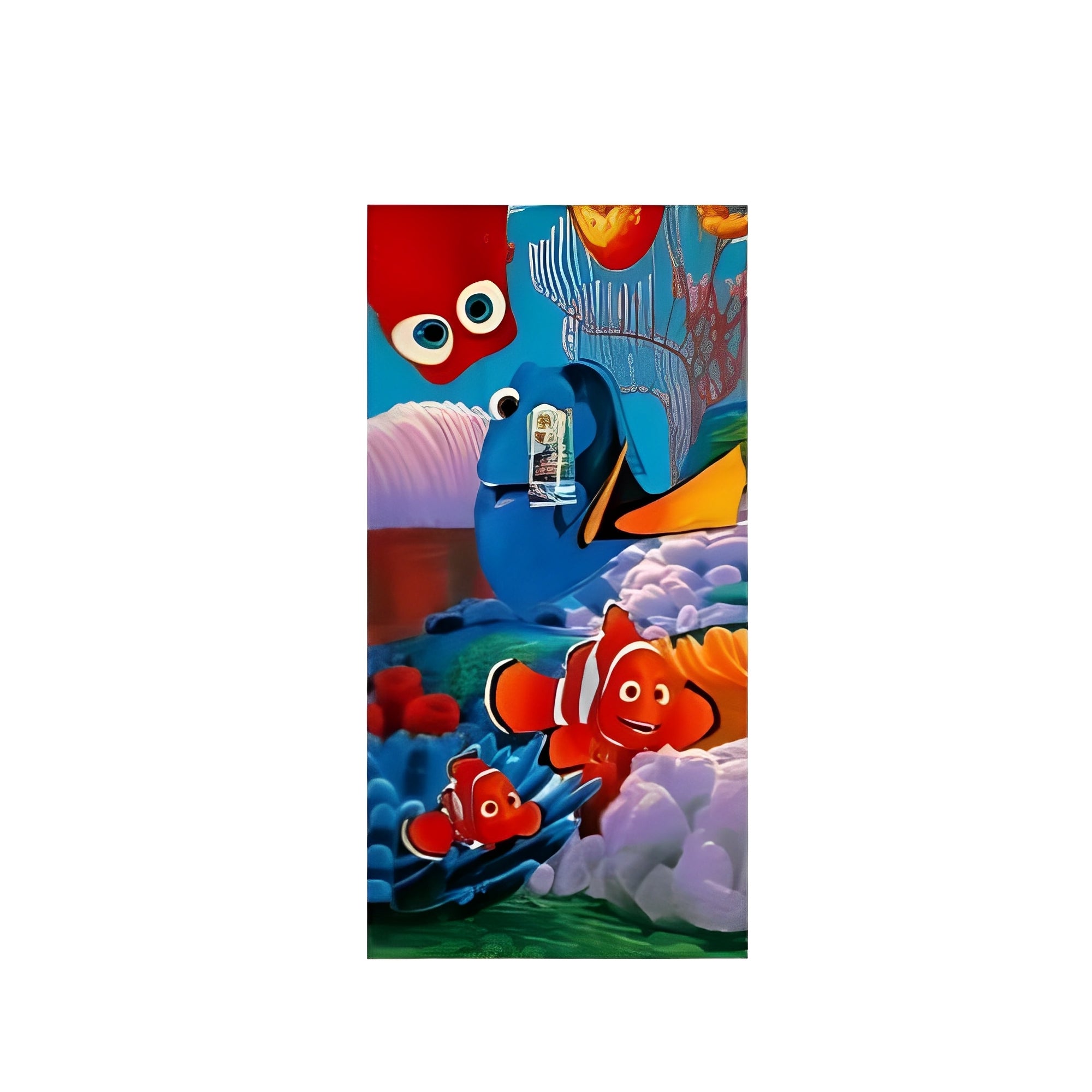 Serviette de plage Dory , 70 x 140 cm  , 100% polyester NEUF sous emballage