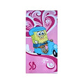 Serviette de plage bob l'éponge carré , 76 x 152 cm  , 100% polyester NEUF sous emballage