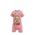 Combishort Bébé Fille – Rose avec Motif Nounours – 3 à 9 mois – Neuf