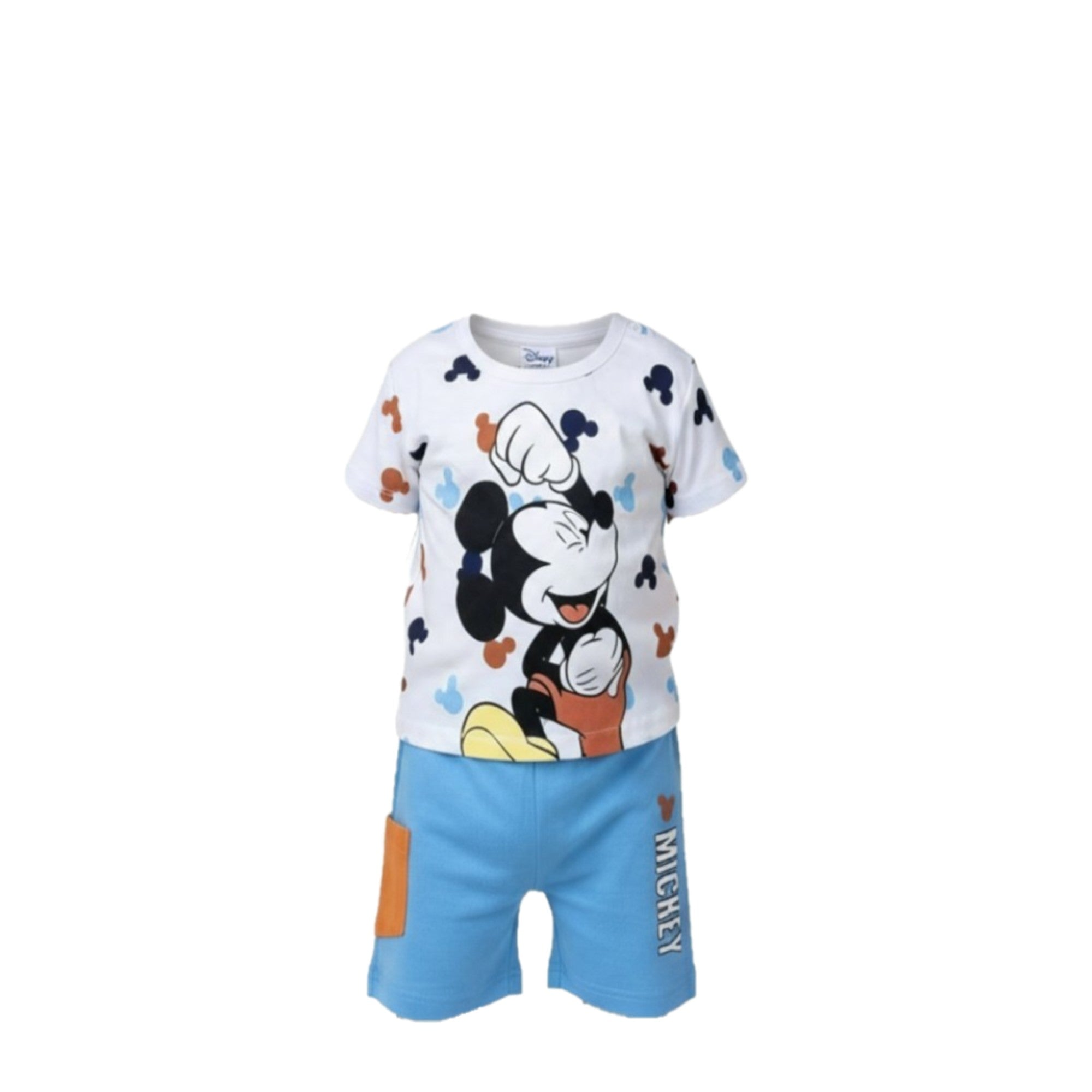 🐭☀️ Ensemble Mickey Été – T-shirt + Short léger • 3 à 24 mois 💙🎁