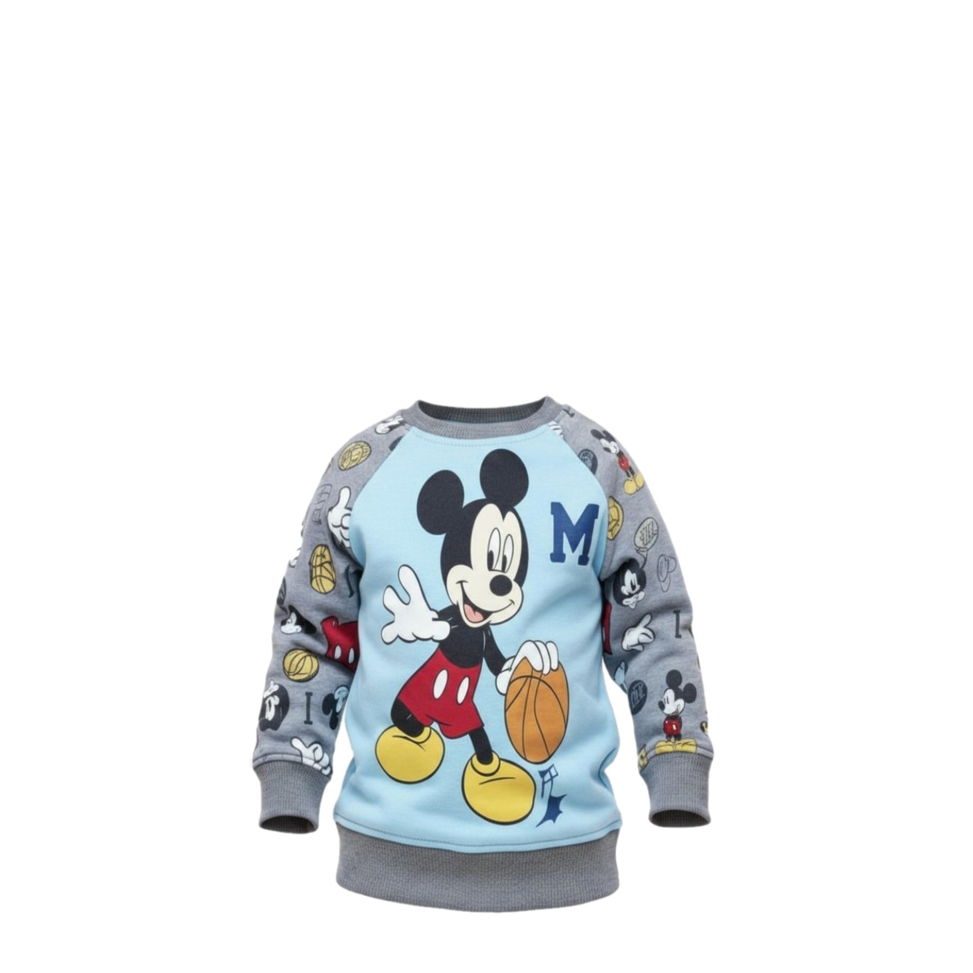 🏀🎉 Sweat Mickey Disney – Bébé stylé du 6 au 23 mois 🌟
