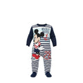 🐭💙 Pyjama Mickey Marin – Rayé & Douillet • 6 à 24 mois ⚓🍼