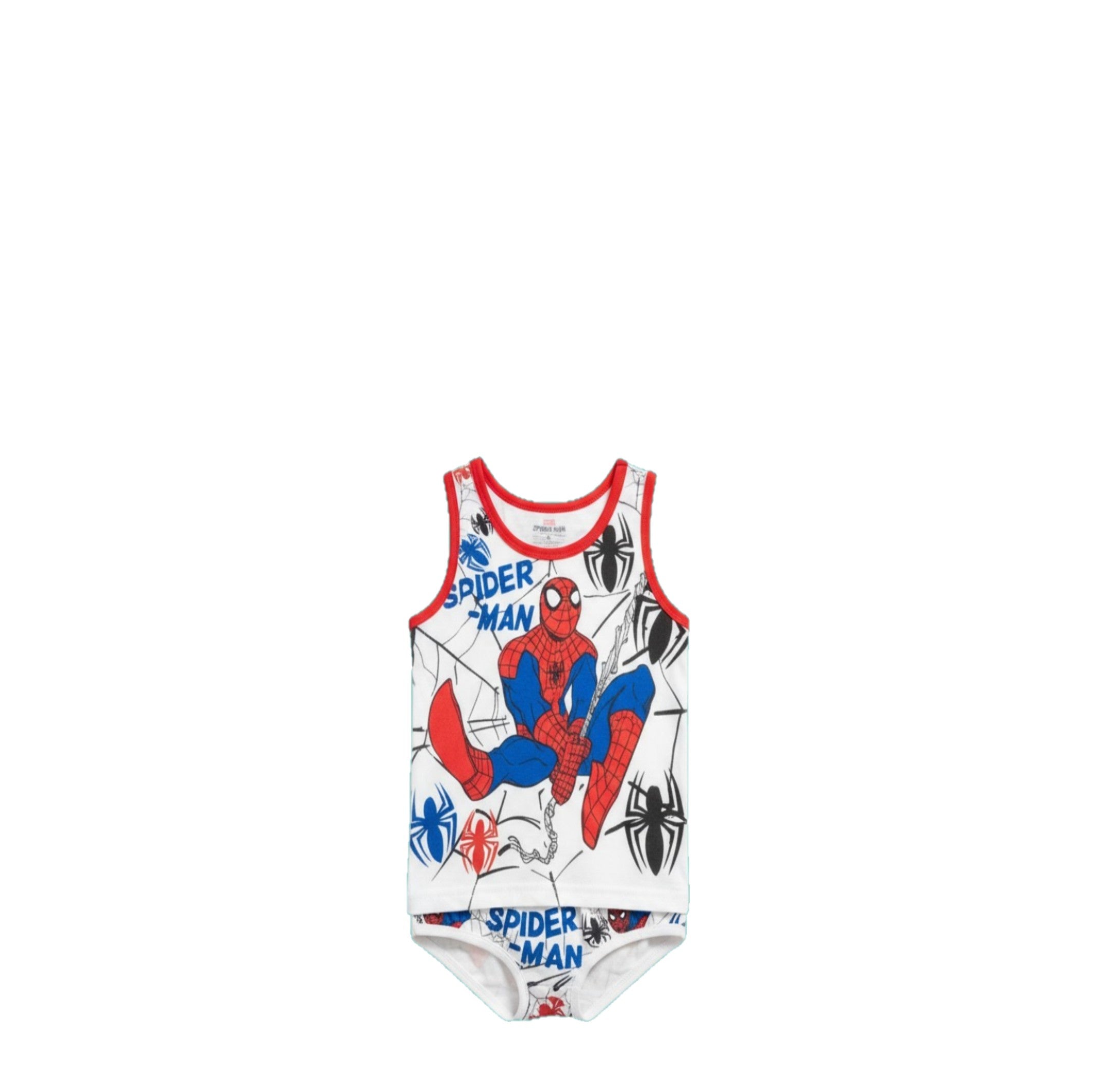 🔴🕷️ Ensemble Spiderman 🩲🕸️ 2-8 ans – Héros du quotidien !