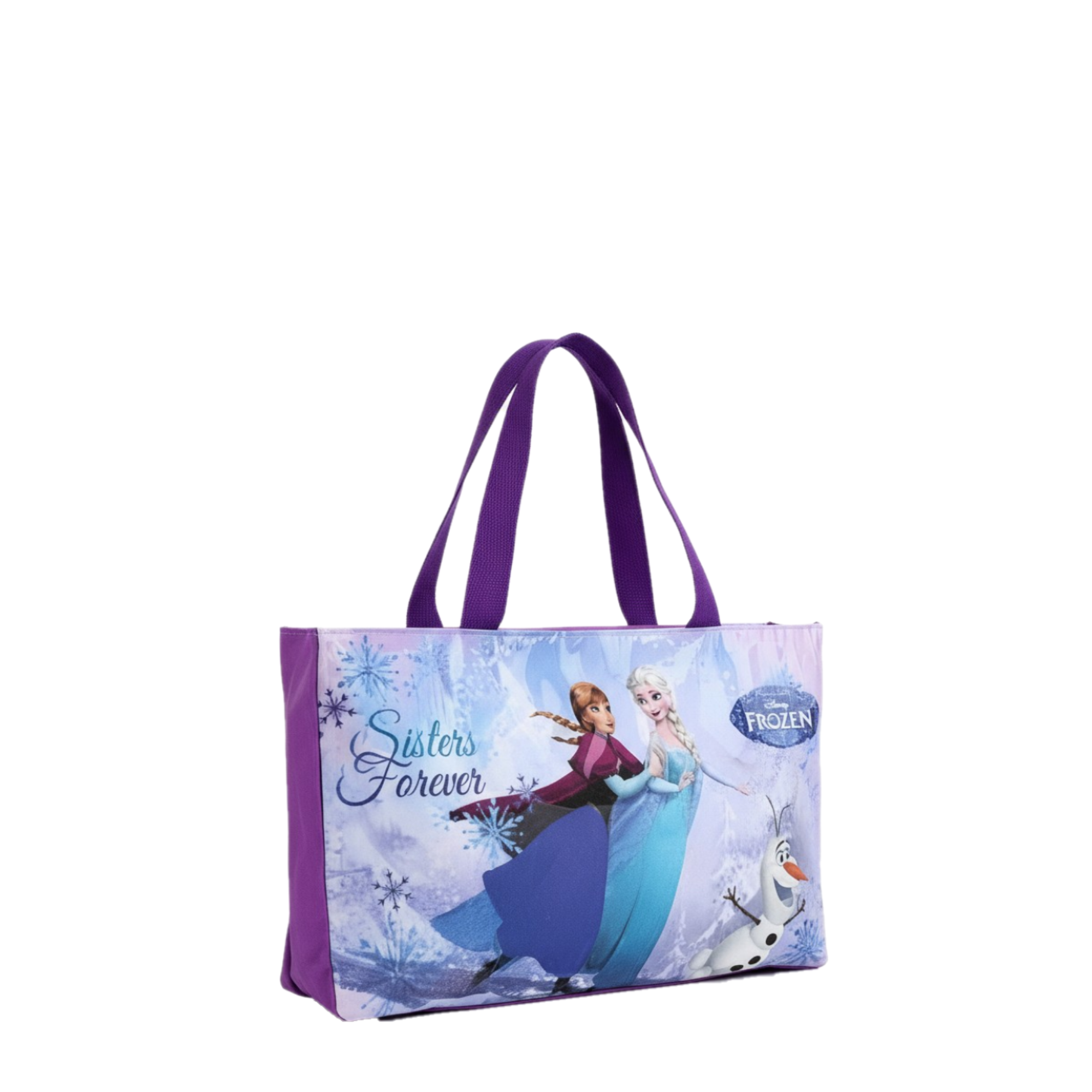 🎒 Sac Reine des Neiges violet – Elsa & Anna pour des vacances enchantées 🌸