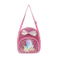 🦄 Sac à main fille – Licorne rose fuchsia & nœud magique – 19 x 23 cm 🎀