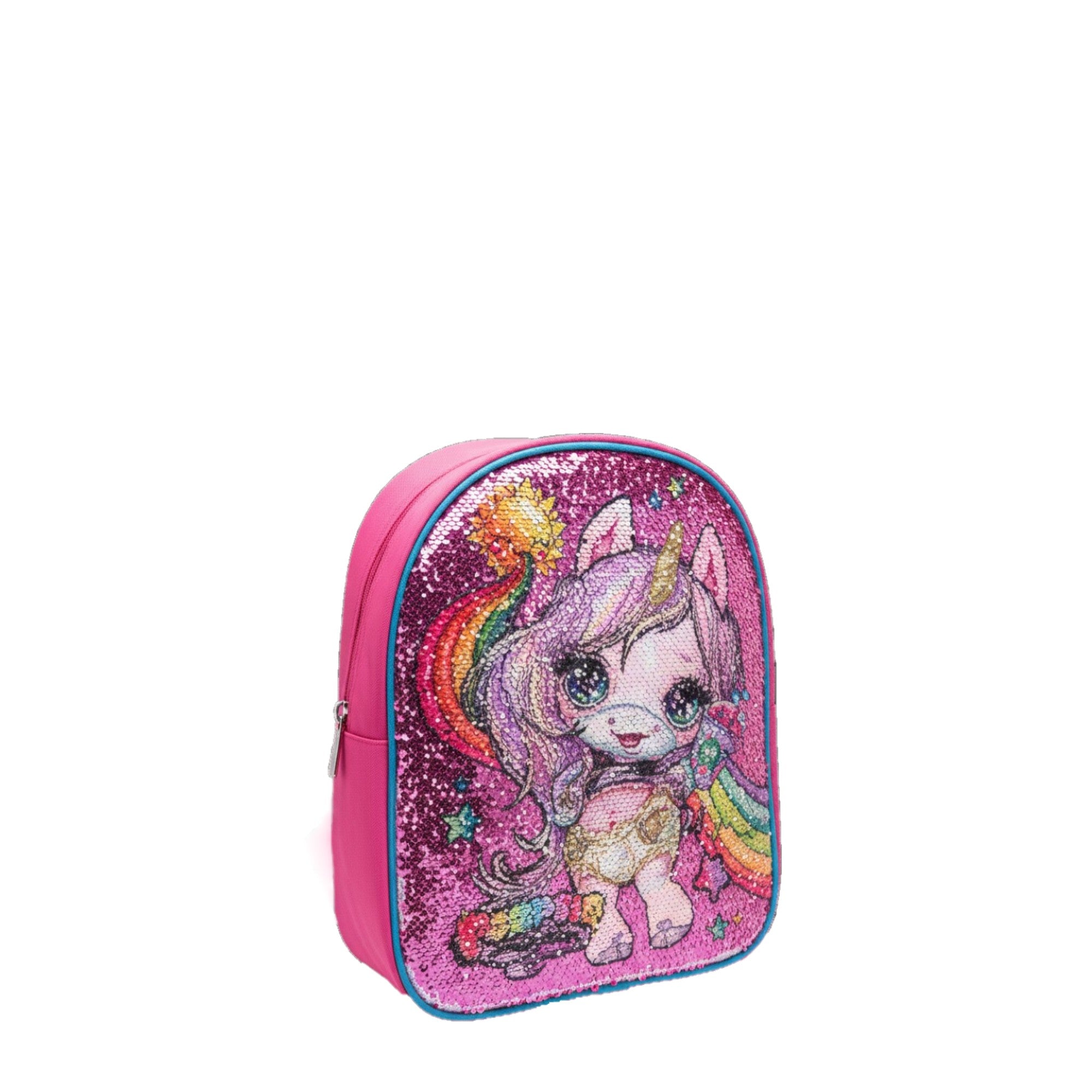 🦄 Sac à dos fille Poopsie ✨ Licorne à sequins – 30 x 26 cm – NEUF 🎒