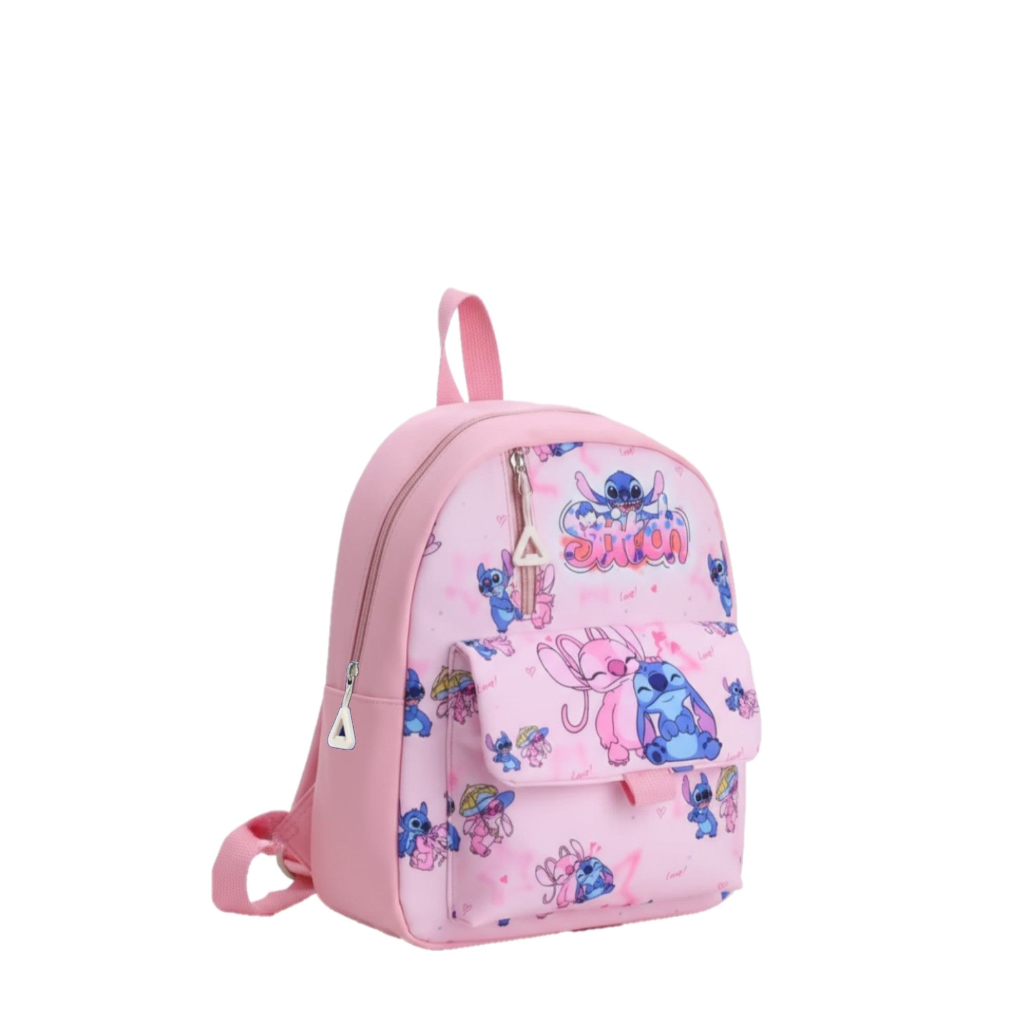 🎀 Sac à dos Stitch & Angel – Douceur Rose Pastel 🎀