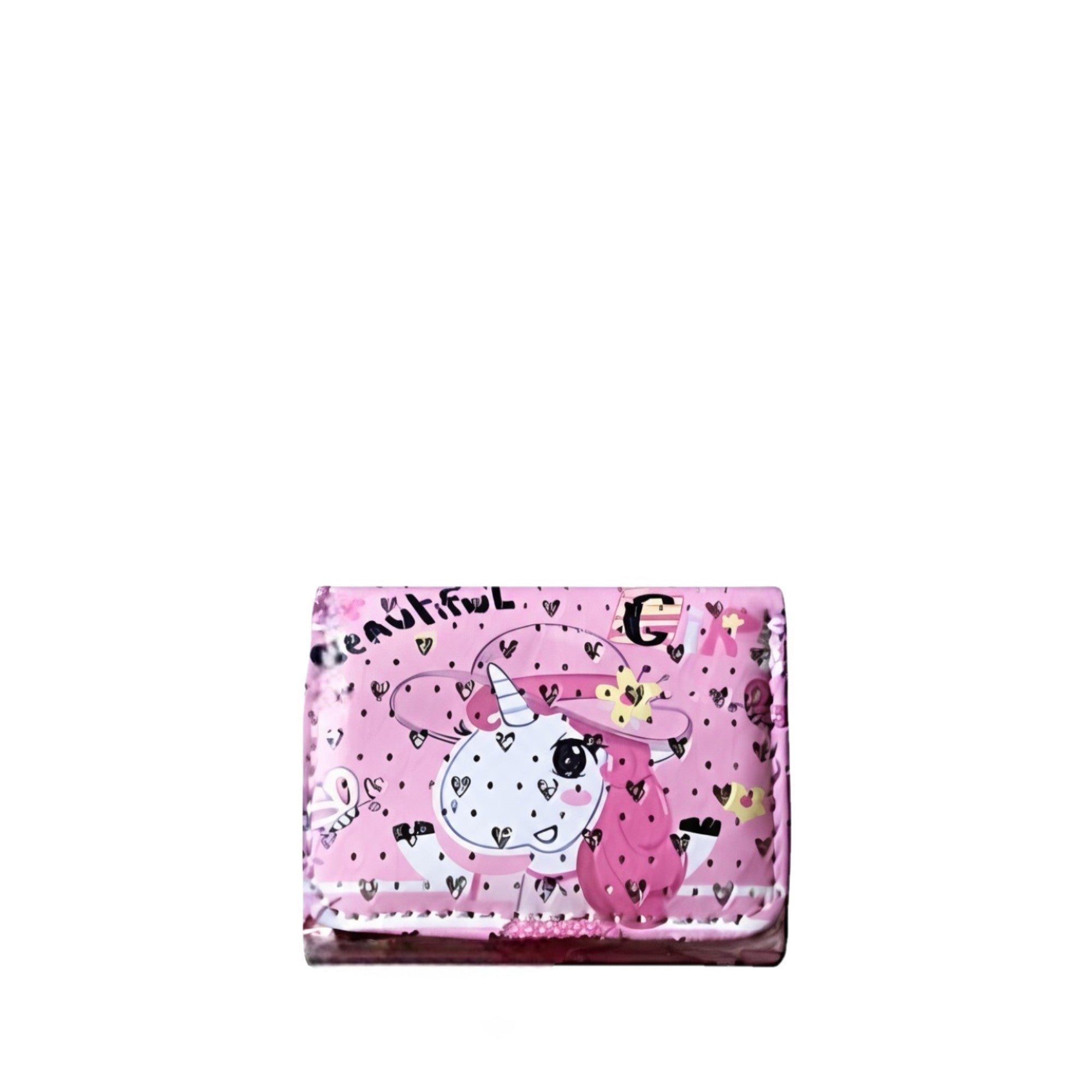 🎩 Mini Portefeuille Licorne à Chapeau – Trop stylée pour passer inaperçue !