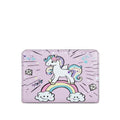 Petit portefeuille Licorne , 13 x 9 cm , couleur rose NEUF sous emballage