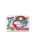 Petit portefeuille Licorne Unicorn , 13 x 9 cm , couleur rose NEUF sous emballage