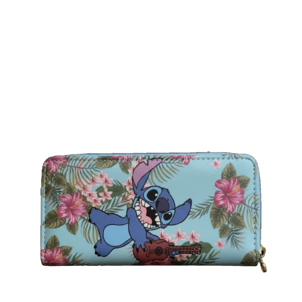 NEUF – Portefeuille Stitch ukulélé 🌺 ambiance tropicale !