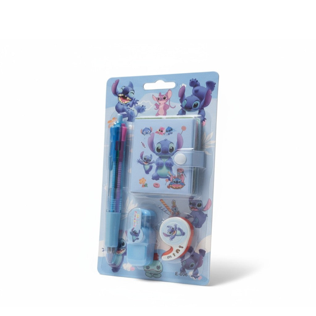 Set Papeterie STITCH Disney - Mini Carnet Stylo Cadeau Enfant