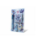 Set Papeterie STITCH Disney Bleu Surligneur 4 Couleurs Carnet Scotch NEUF
