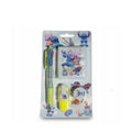Set Papeterie STITCH Disney 4 Couleurs Surligneur Jaune Carnet Scotch Rouge NEUF