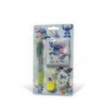 Set Papeterie STITCH Disney 4 Couleurs Surligneur Jaune Carnet Scotch Vert NEUF