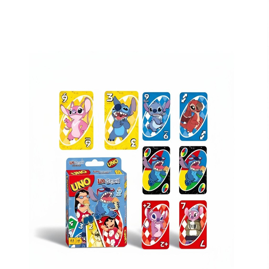 🌺 UNO Lilo & Stitch – Jeu de cartes Disney – 2 à 10 joueurs – NEUF
