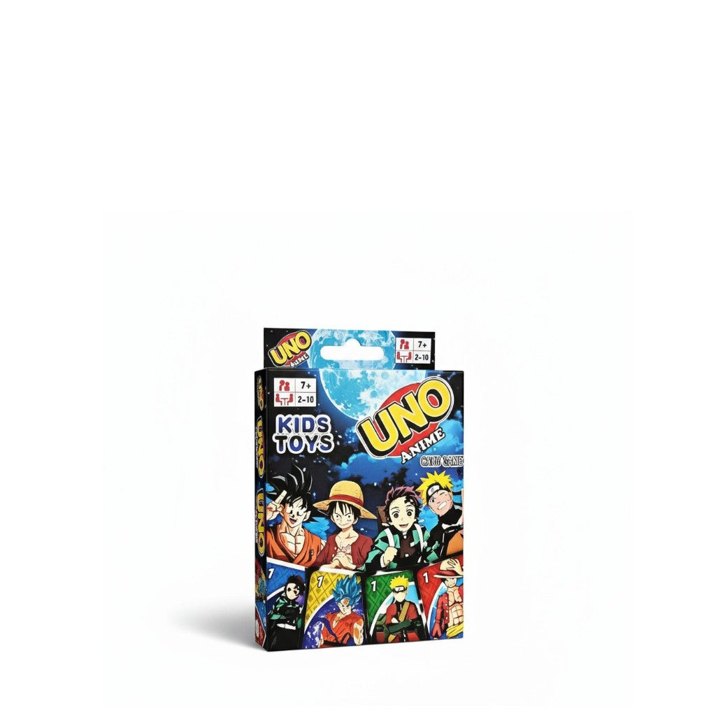 🎴 Jeu UNO Anime – One Piece / Naruto / Dragon Ball – 2 à 10 joueurs – NEUF