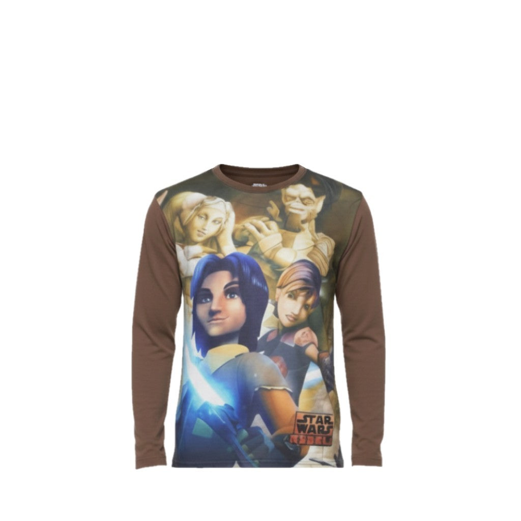 NEUF T-shirt GARÇON motif Star Wars Rebels – Taille 4 à 10 ans
