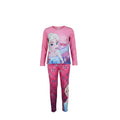 Ensemble fille “La Reine des Neiges – Elsa” – Haut rose manches longues + pantalon assorti  – Tailles 4 à 8 ans – Neuf