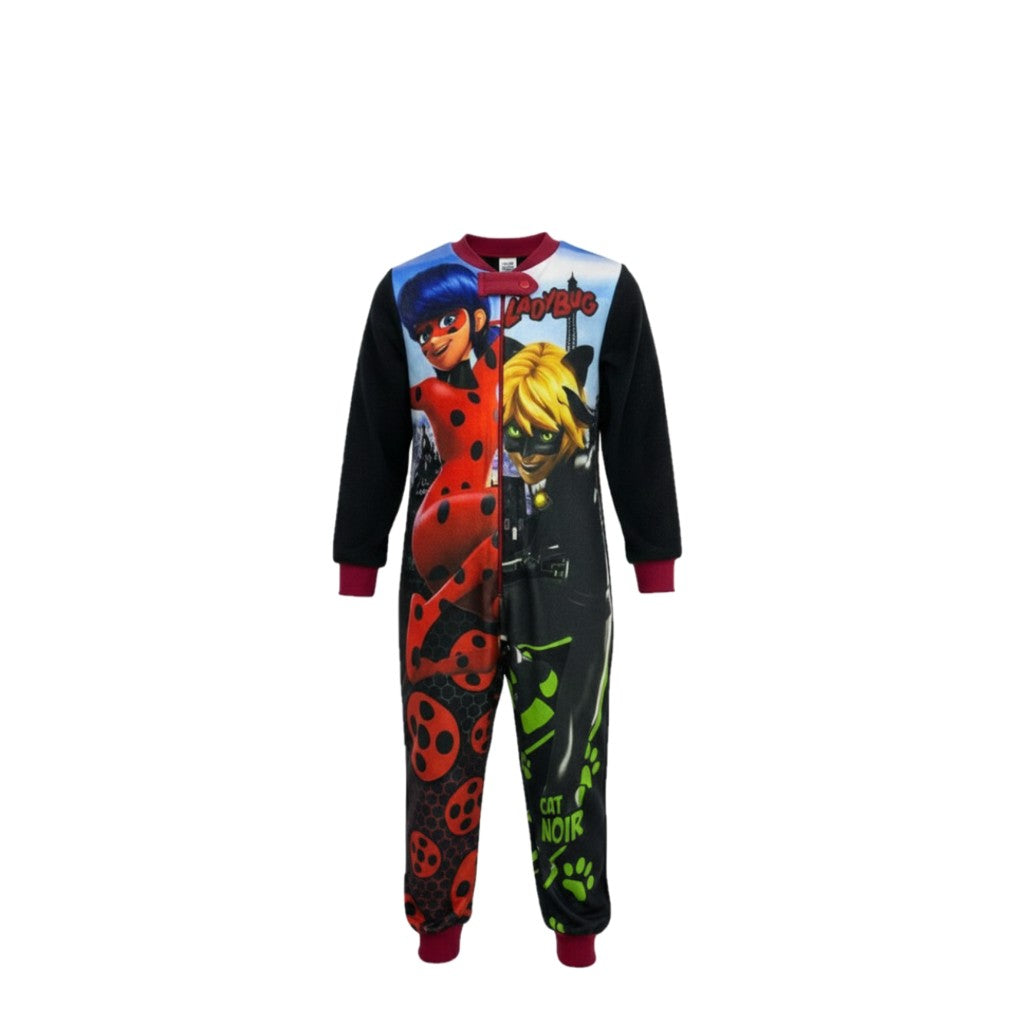 NEUF 🐞 Pyjama Combi Ladybug & Chat Noir – 4/10 ans