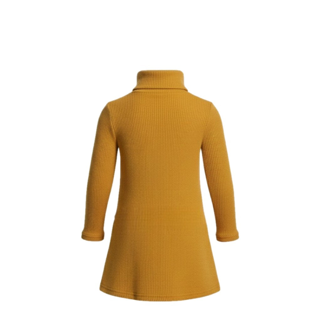 NEUF Robe FILLE jaune avec cœur imprimé – Taille 2 à 14 ans