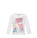 NEUF T-shirt FILLE blanc motif Peppa Pig – 100% coton – Taille 3 à 6 ans