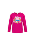 NEUF T-shirt FILLE manches longues rose motif Peppa Pig – Taille 3 à 6 ans