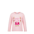 NEUF T-shirt FILLE manches longues motif Peppa Pig festif – Taille 3 à 8 ans