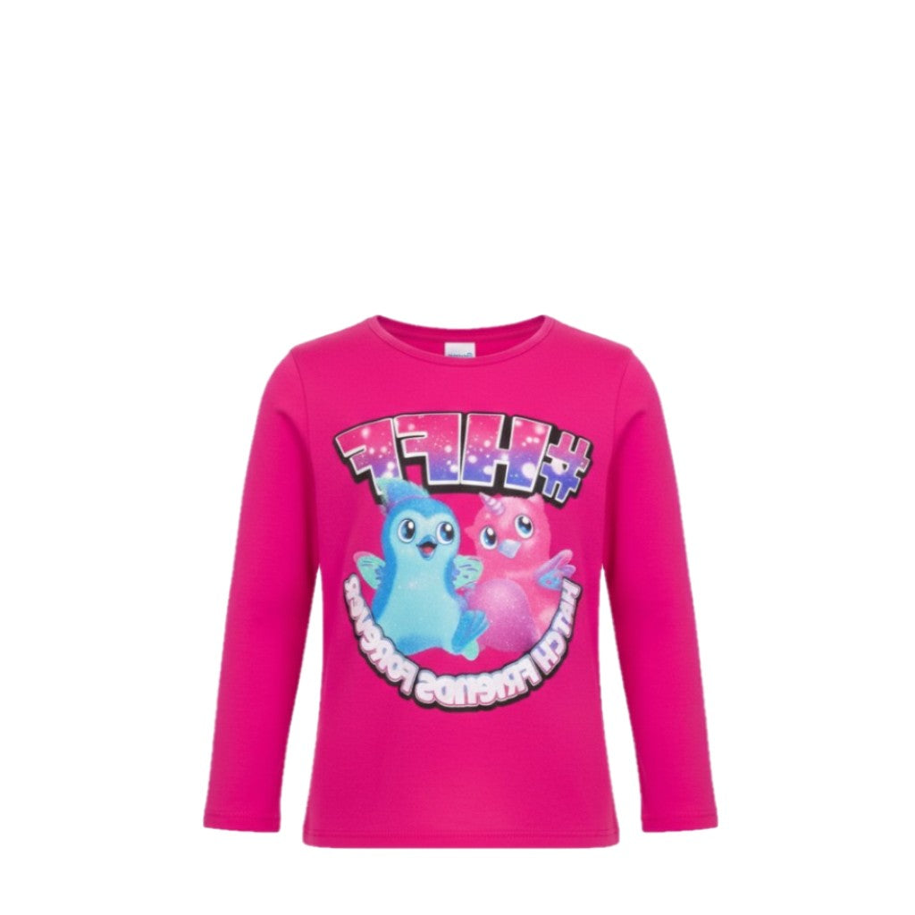 NEUF T-shirt FILLE rose motif Hatchimals – Taille 3 à 6 ans