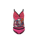 Maillot de Bain 2 Pièces Fille Monster High – Rose Imprimé – 6 à 12 ans – Neuf