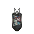 Maillot de Bain 1 Pièce Fille Monster High – Noir Imprimé Spécial Piscine – 6 à 12 ans – Neuf