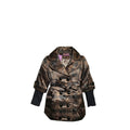 NEUF Manteau FILLE marron à carreaux – Taille 4 à 12 ans