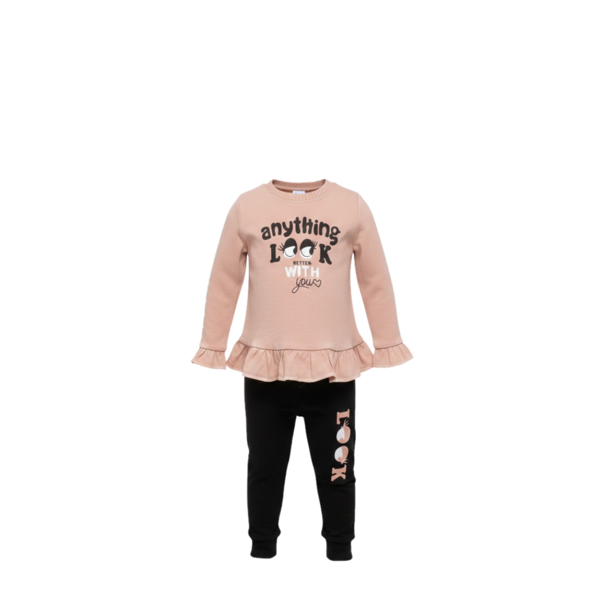 🧸 Ensemble bébé fille confortable & mignon – Du 6 au 24 mois