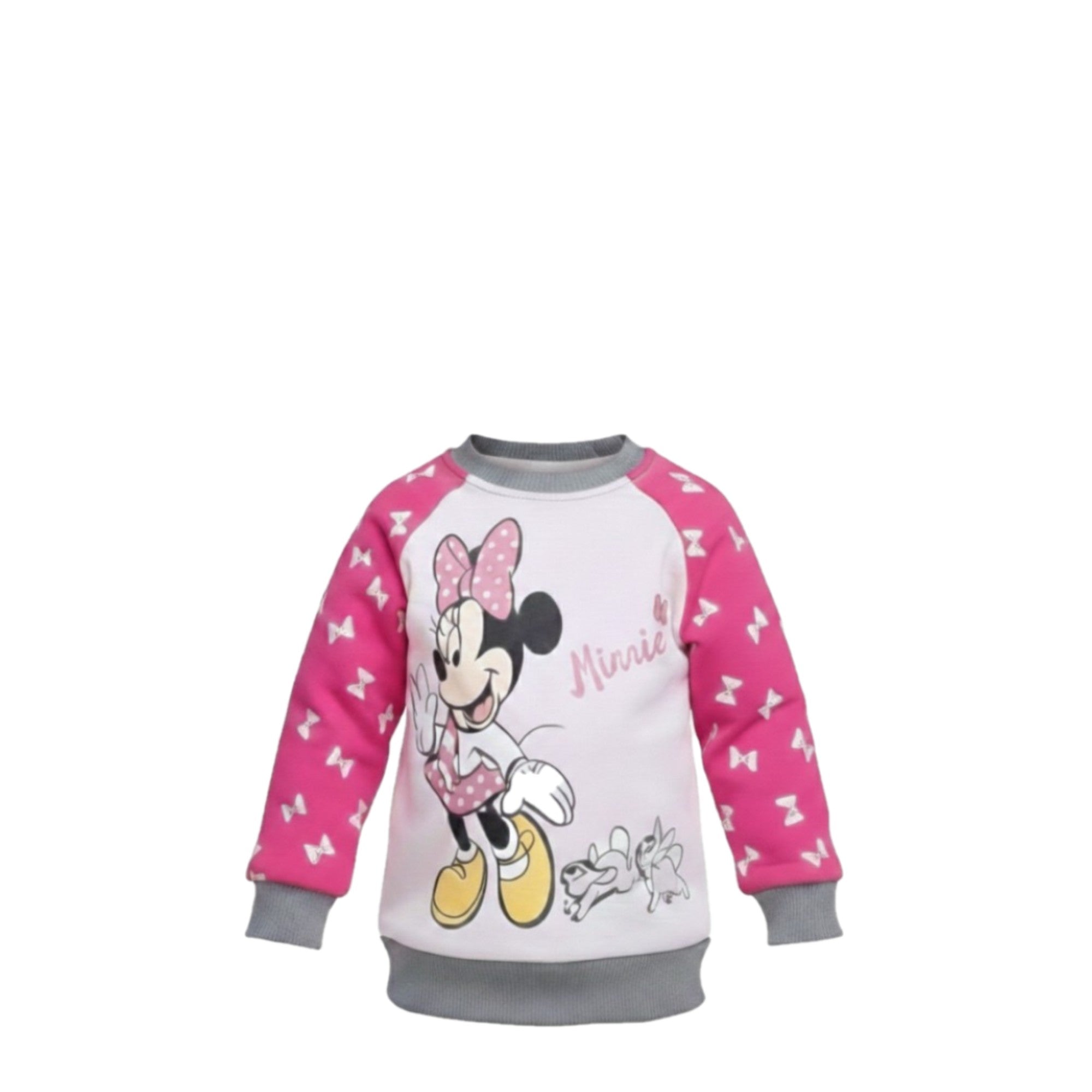 👶💖 Pull Minnie Baby – Coton Doux & Polyester Stretch – 6 à 23 mois 🌟