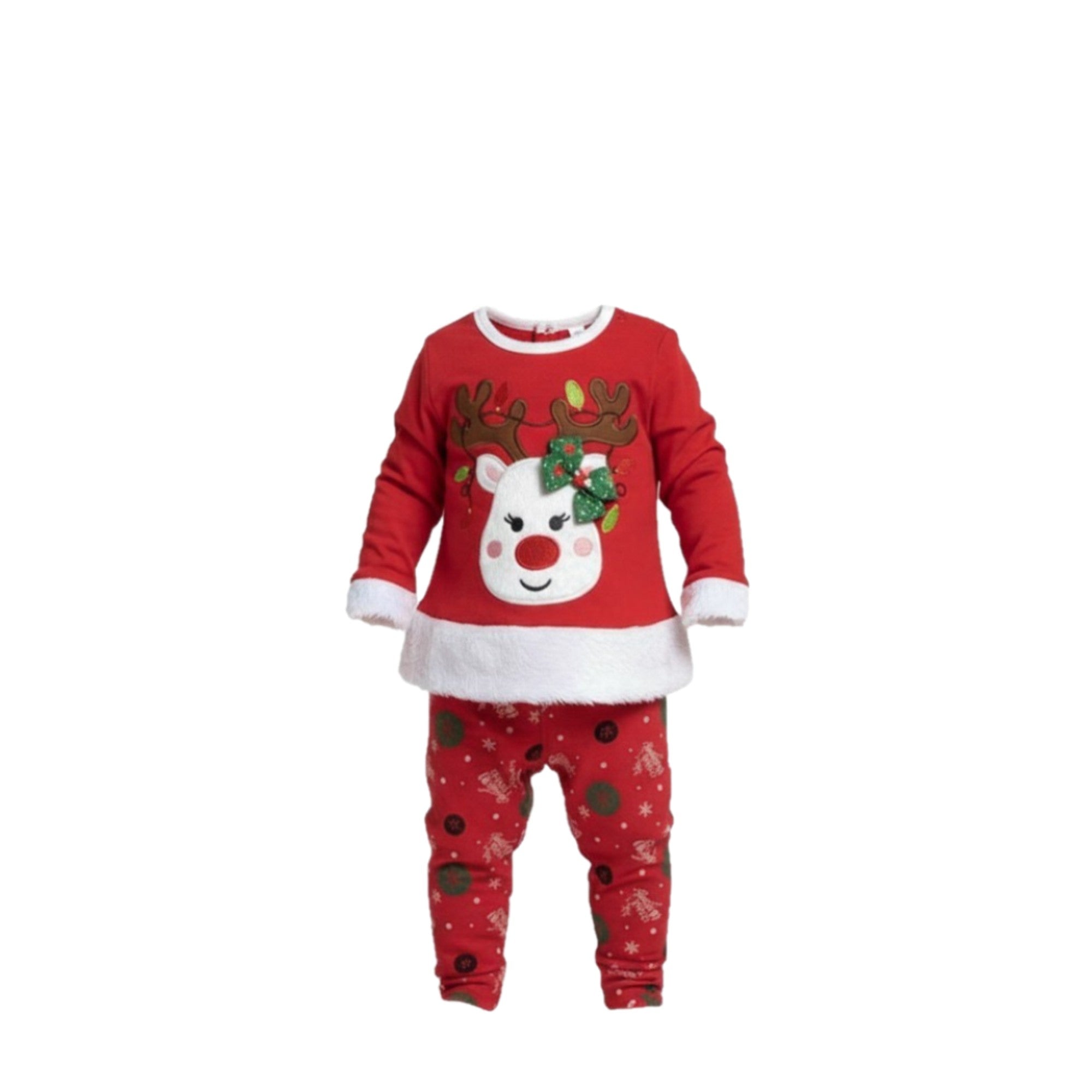 ✨ Tenue Noël bébé fille (6-18 mois) – Pull & pantalon renne trop chou !