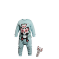 🐼💚 Pyjama Panda Vert + Peluche – Craquant et pratique • 3 à 9 mois 🧸✨
