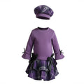 🎀 Robe bébé violette + bonnet – Trop craquante dès 3 mois ! 💜