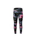 Legging fille imprimé militaire rose – Coupe stretch confortable – Tailles 4 à 14 ans – Neuf