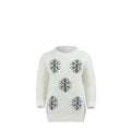 NEUF Pull FILLE motif flocons de neige – Taille 4 à 14 ans