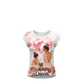 T-shirt Fille Queens Duo Maman & Fille – Impression Sublimée Full Print – Coupe High-Low – 4 à 14 ans – Neuf