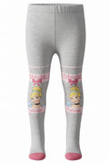 Collant Fille Princesses Disney – Gris « Adorable Princess » Motif Cendrillon – 2 à 11 ans – Neuf
