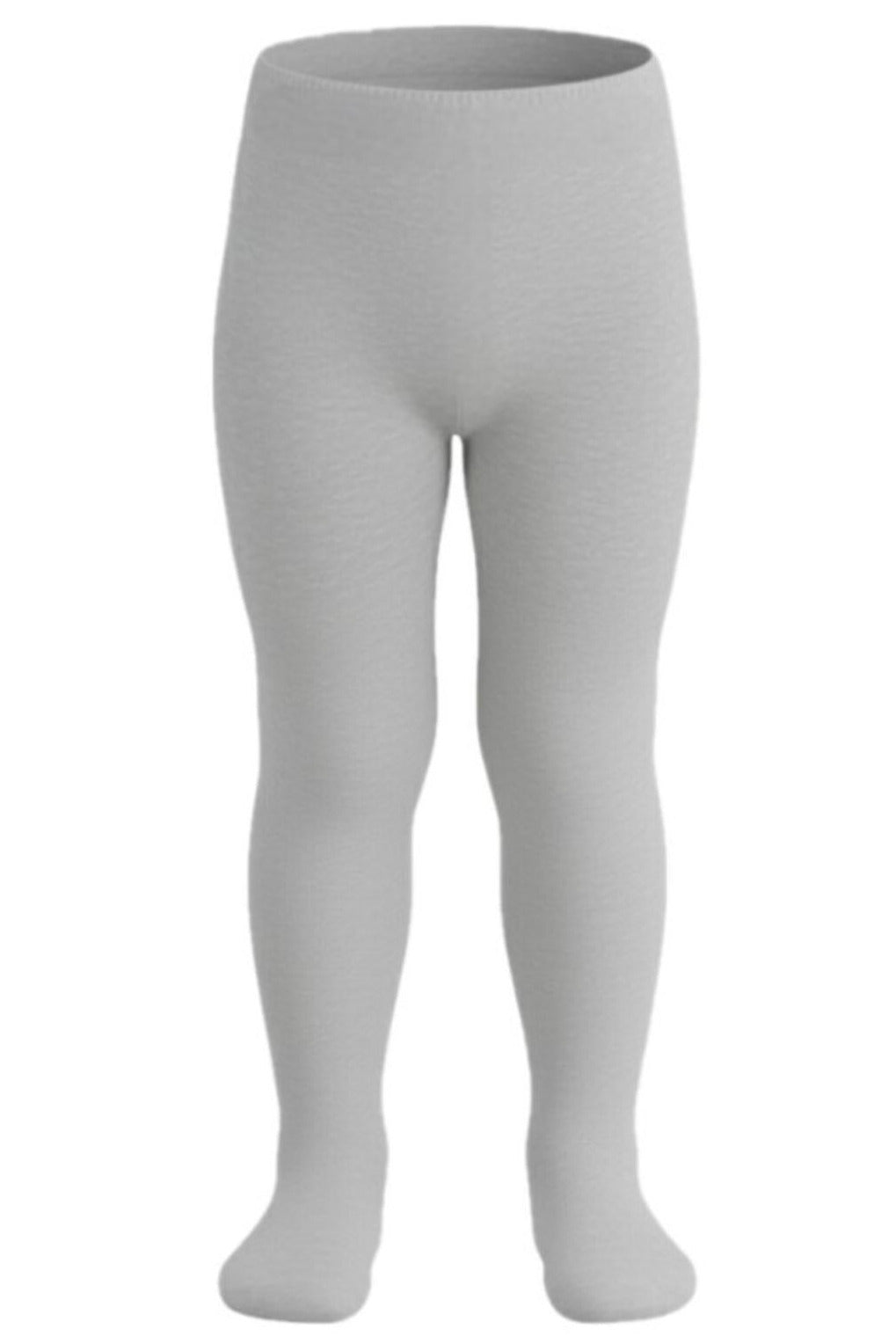 Collant Fille Chevignon – Gris Clair Uni – Maille Douce & Extensible – 2 à 11 ans – Neuf