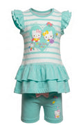 Ensemble Bébé Fille Hello Kitty Menthe – 2 Pièces – 3 à 23 mois – Neuf