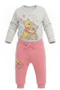Ensemble Bébé Fille Winnie l'Ourson – Body & Pantalon Assortis – 3 à 23 mois – Neuf