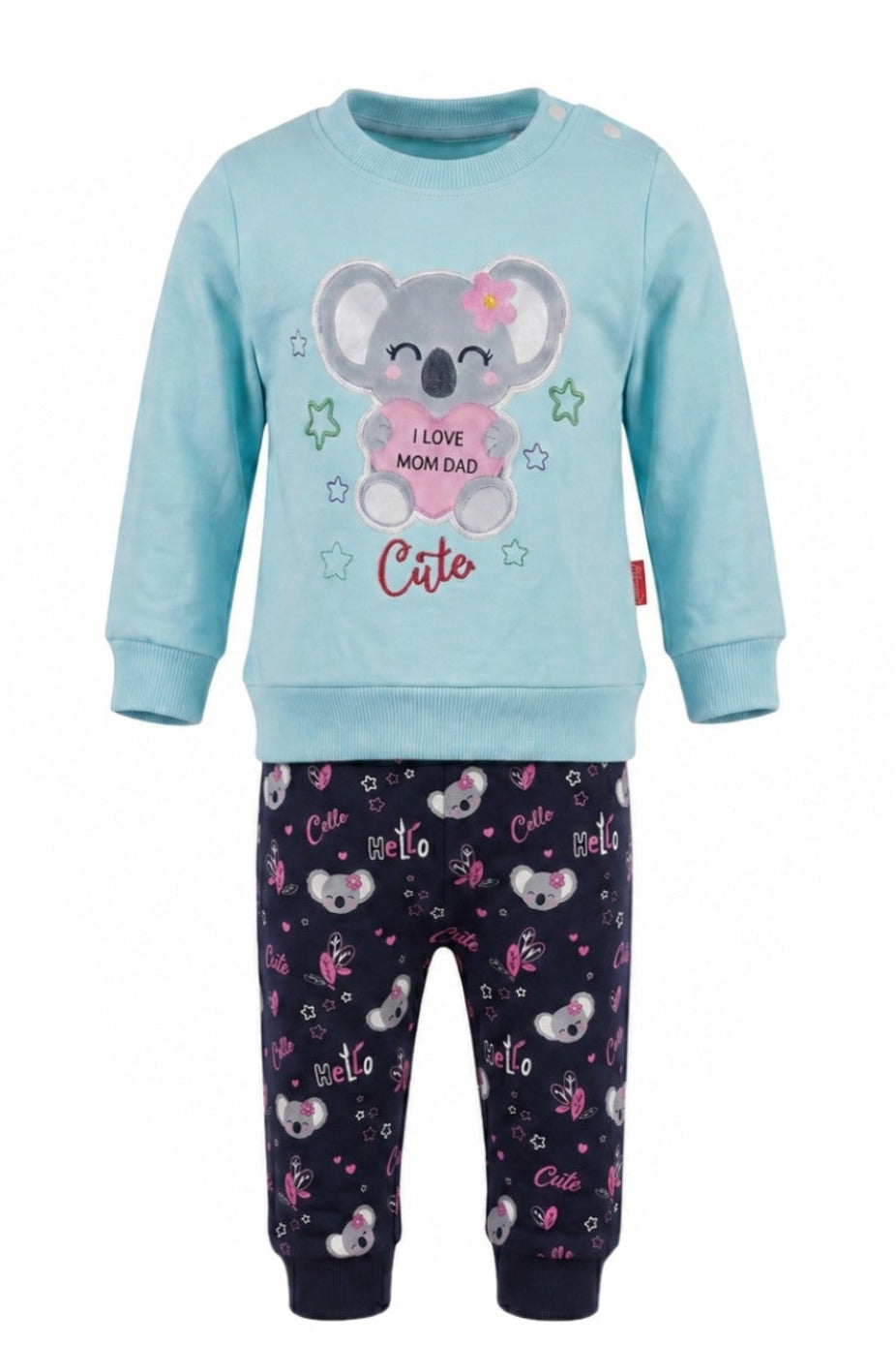 Ensemble Bébé Fille Koala – Doux & Stylé – 6 à 12 mois – Neuf