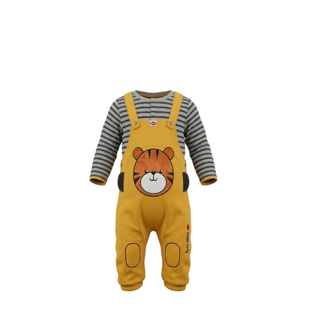👶🖤 Ensemble Tigre & Rayures – Lee Cooper bébé (Tailles 3→24 mois)