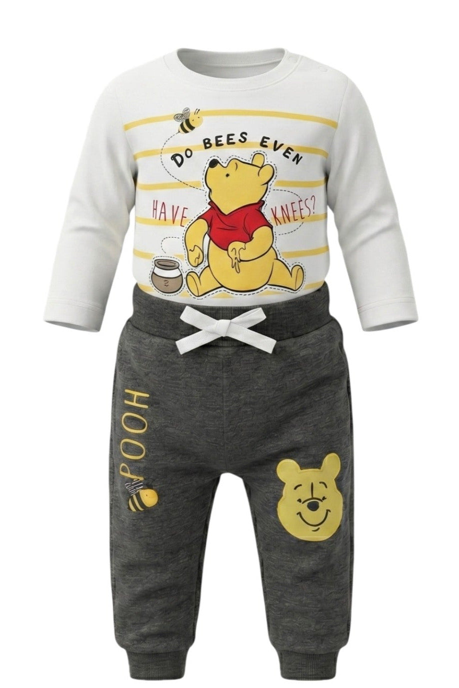 Ensemble Bébé Winnie l'Ourson – Body & Pantalon Assortis – 3 à 23 mois – Neuf