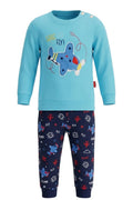 Ensemble Bébé Garçon Petit Aviateur – Bleu – 6 à 12 mois – Neuf