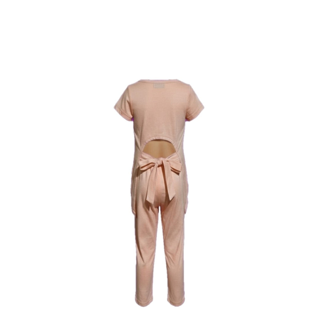 Ensemble Fille – T-shirt Rose & Pantalon Fin Assorti – 4 à 12 ans – Neuf
